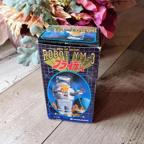 1985 Masudaya Lost in Space Robot YM-3 B-9 Wind up Japanese Toy Figure 80s - Picture 9 of 14